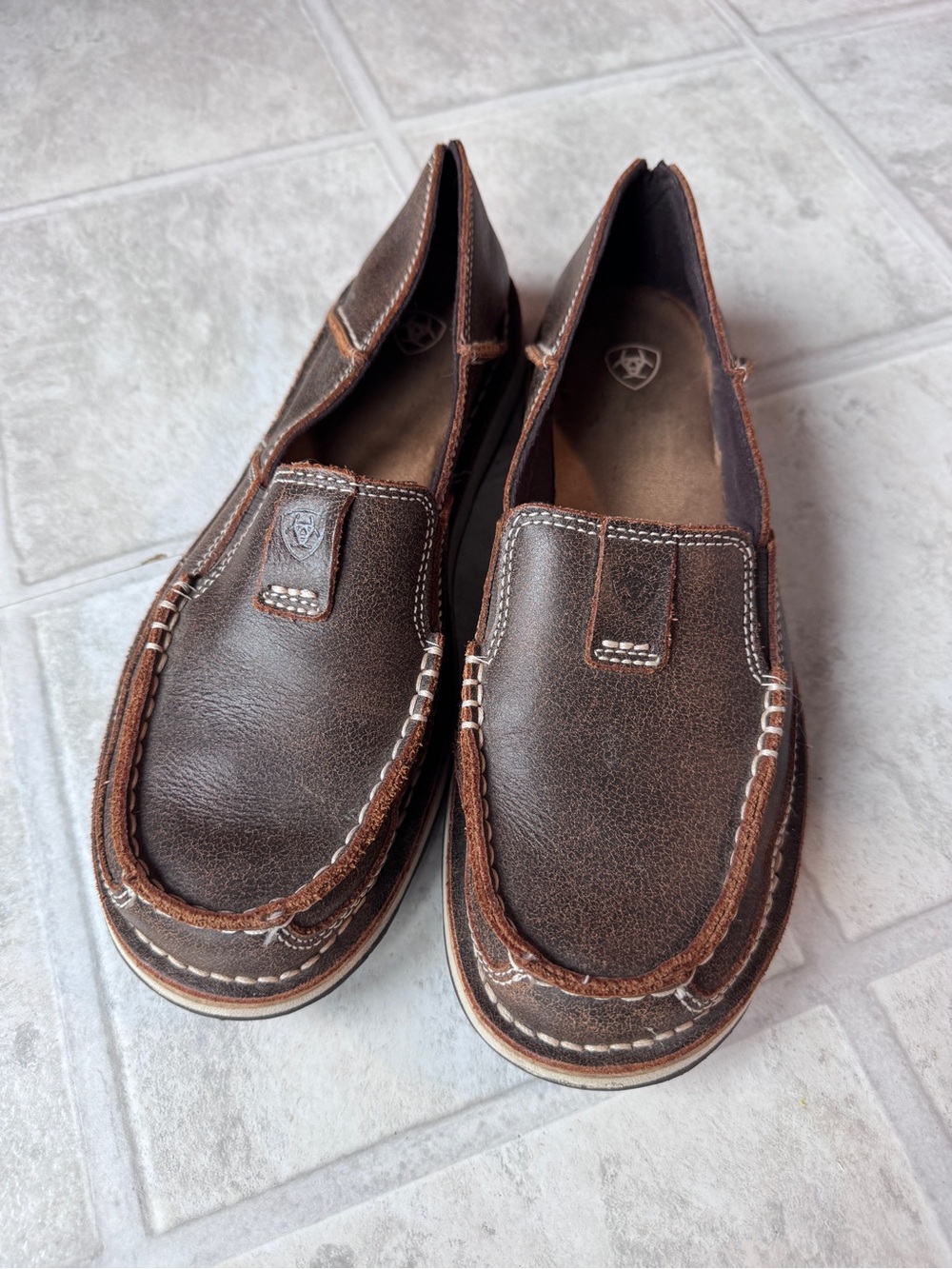 Ariat Women’s Brown Slip-On Casual Loafers Size 9.5B